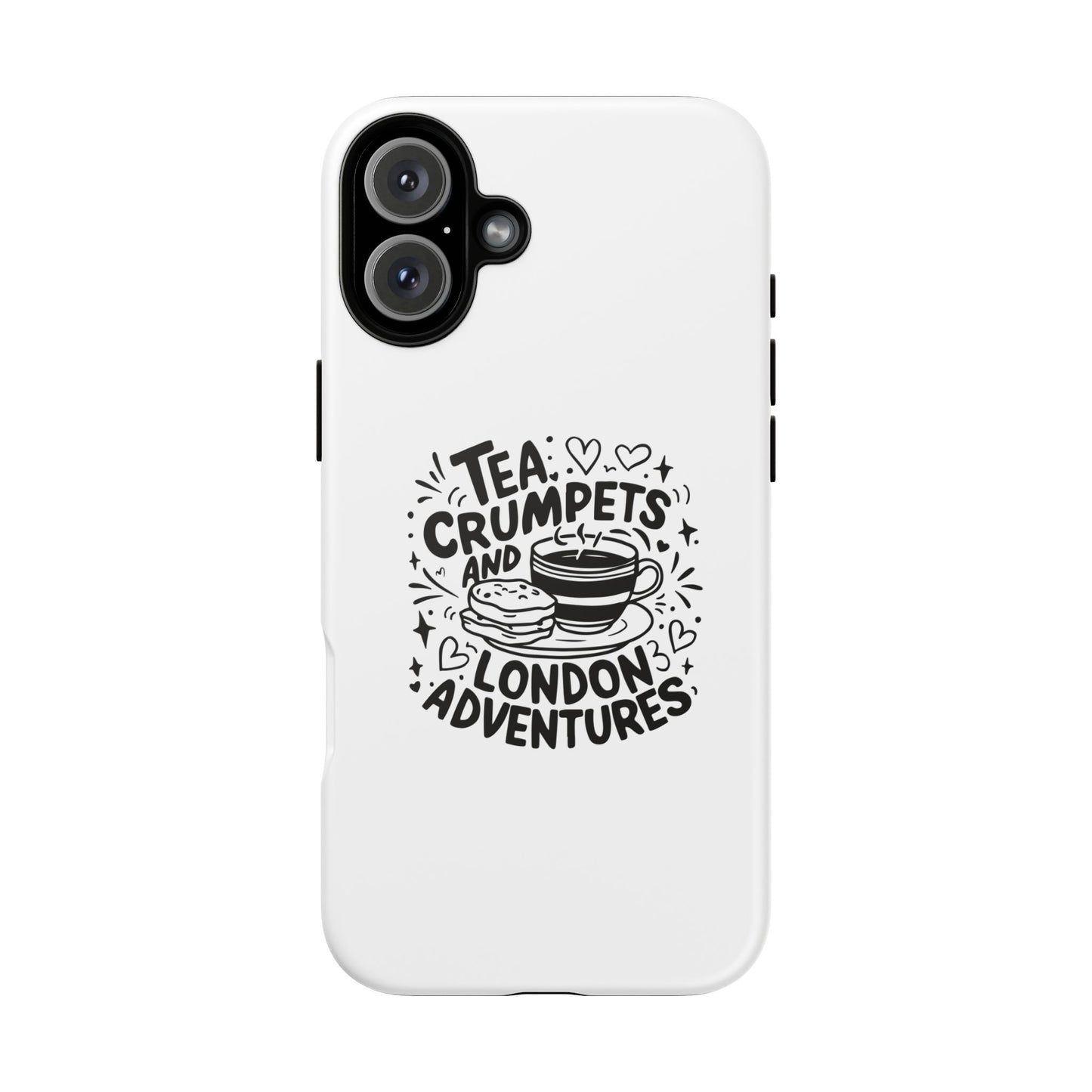 London Adventures Phone Case - Tea & Crumpets Design