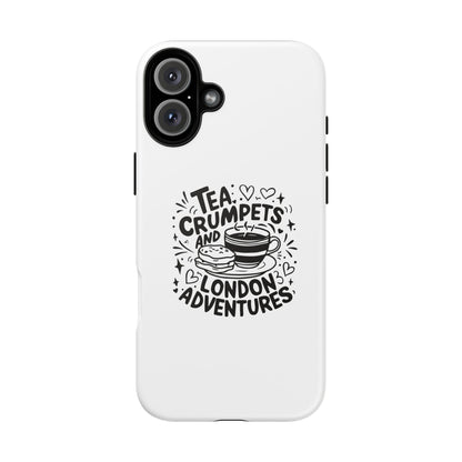 London Adventures Phone Case - Tea & Crumpets Design