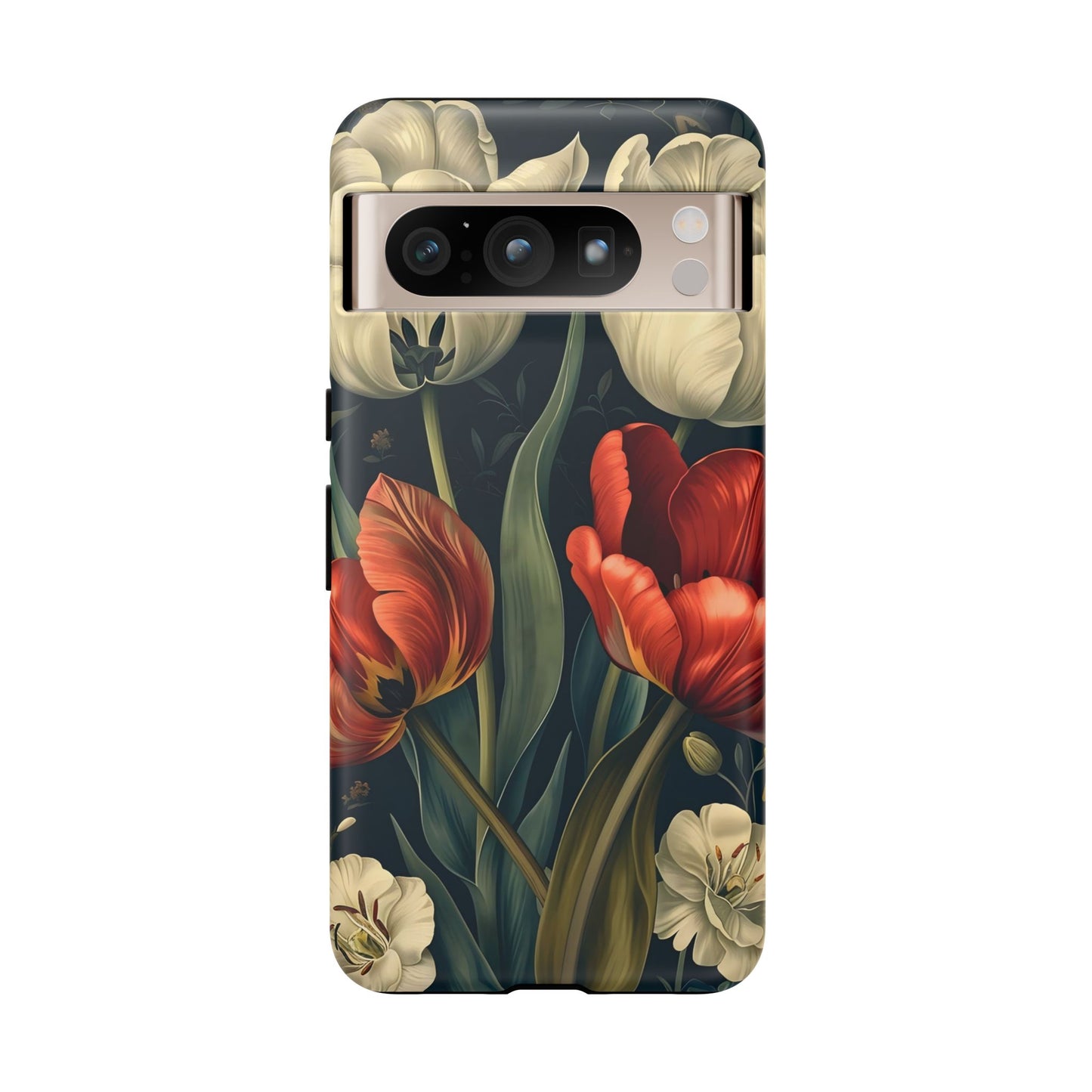 White Flower Tough Cases