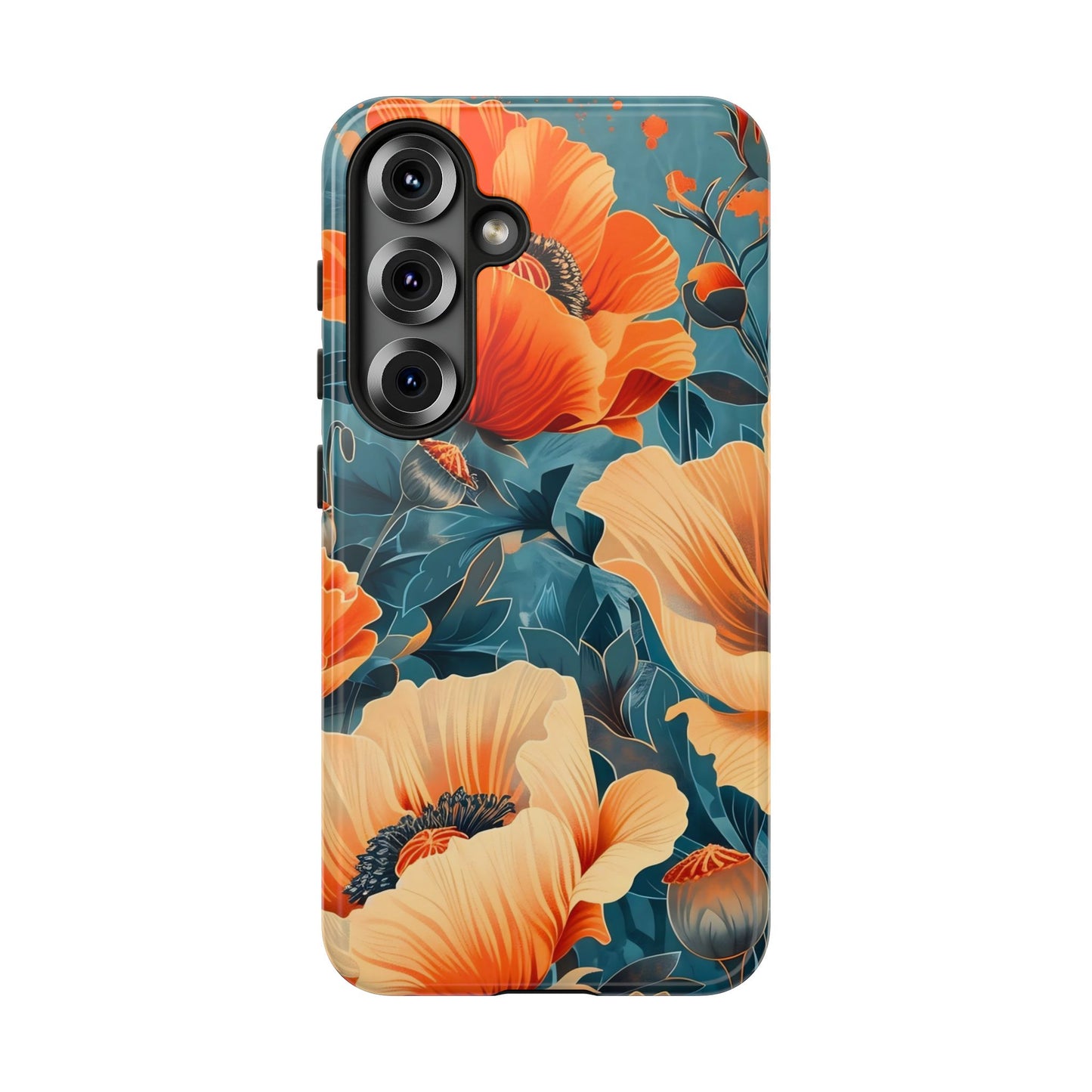 Floral Phone Case, Tough Cases for Protection and Style, Spring Aesthetic, Gift for Her, Phone Accessory for Nature Lovers
