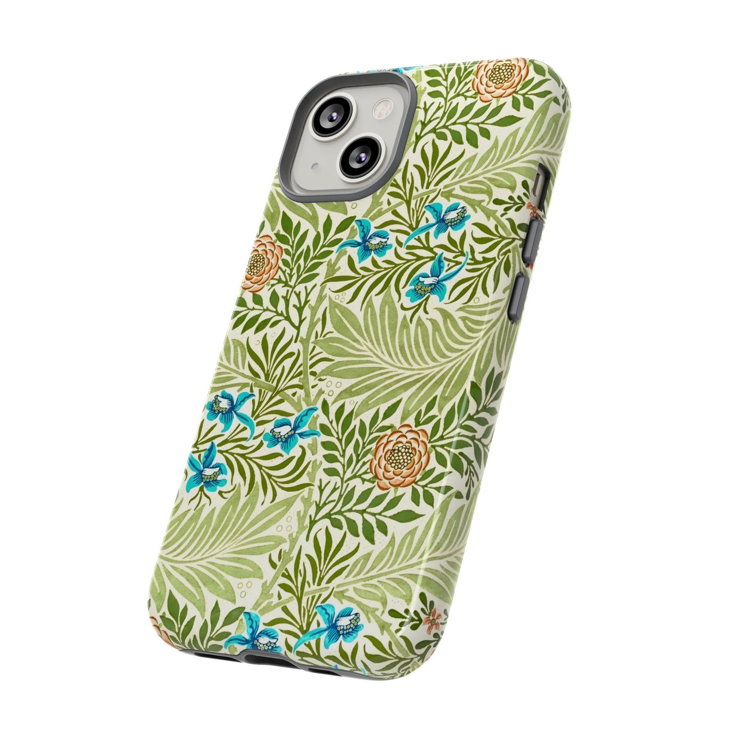 Tough Cases Phone Case, Botanical Print Phone Cover, Floral Smartphone Accessory, Nature-Inspired Tech Gear, Gift for Plant Lovers
