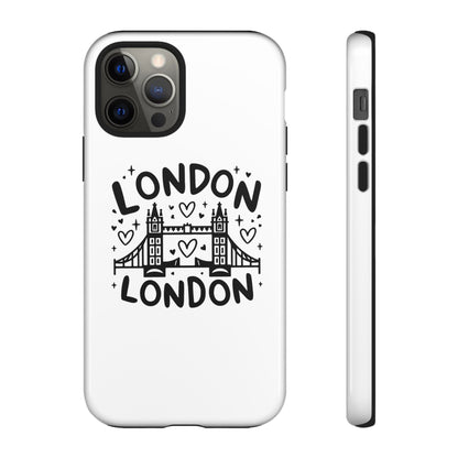 Love London Bridge Phone Case, Tough Cases for London Lovers, Cute Protection, Travel Gift, Phone Accessory, Design with Love
