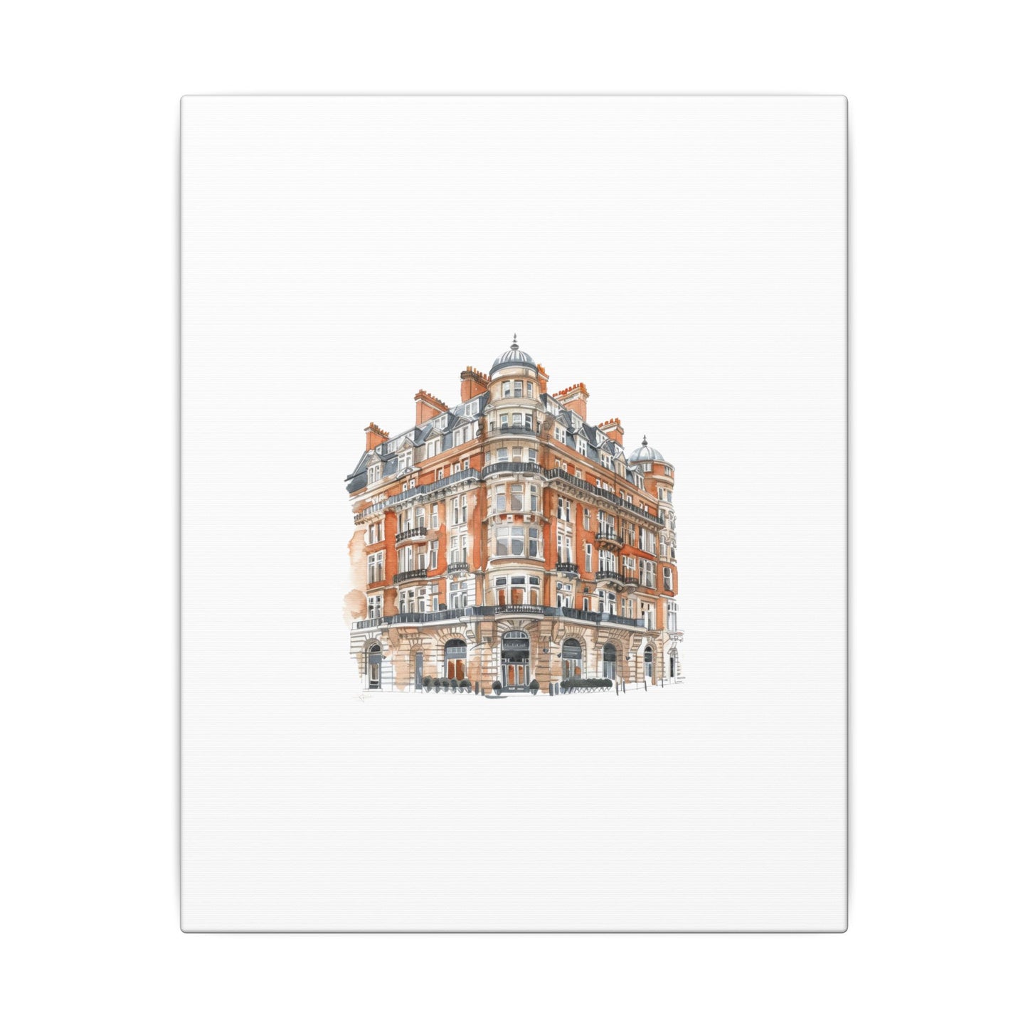 Artistic Matte Canvas Print of Historic Building, Wall Art Decor, Home Interior, Unique Gift, Fine Art, Architecture Lover, Urban Design