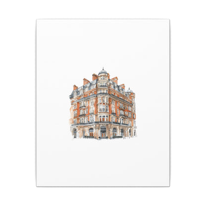 Artistic Matte Canvas Print of Historic Building, Wall Art Decor, Home Interior, Unique Gift, Fine Art, Architecture Lover, Urban Design