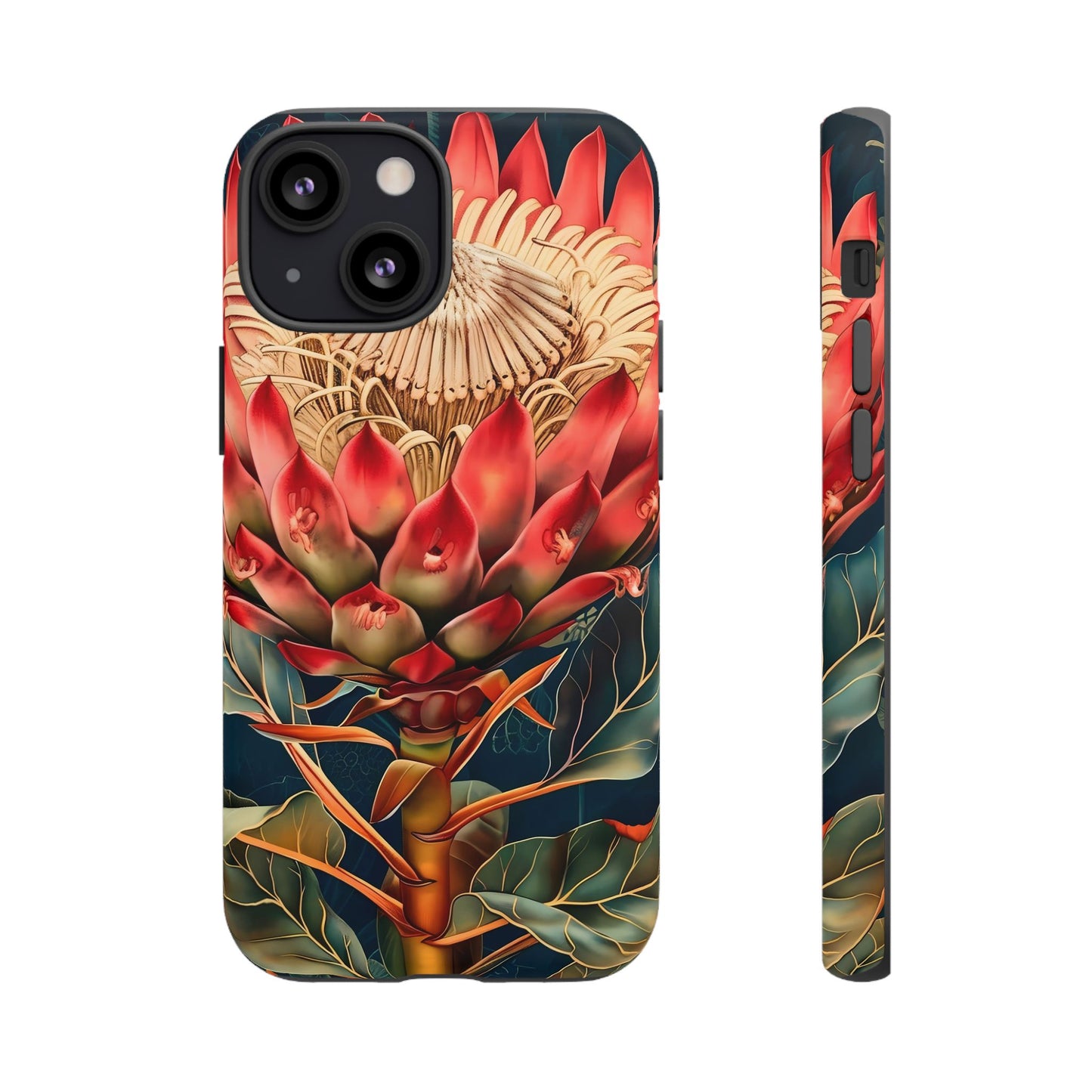 Tough Cases: Vibrant Floral Phone Case, Tough Phone Covers, Floral Art Cases, Nature Design Accessories, Gift for Nature Lovers