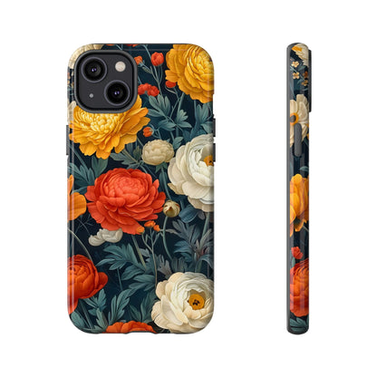Floral Tough Case for Phones | Durable Floral Phone Cover, Boho Chic, Unique Gift for Her, Phone Protection, Flower Design