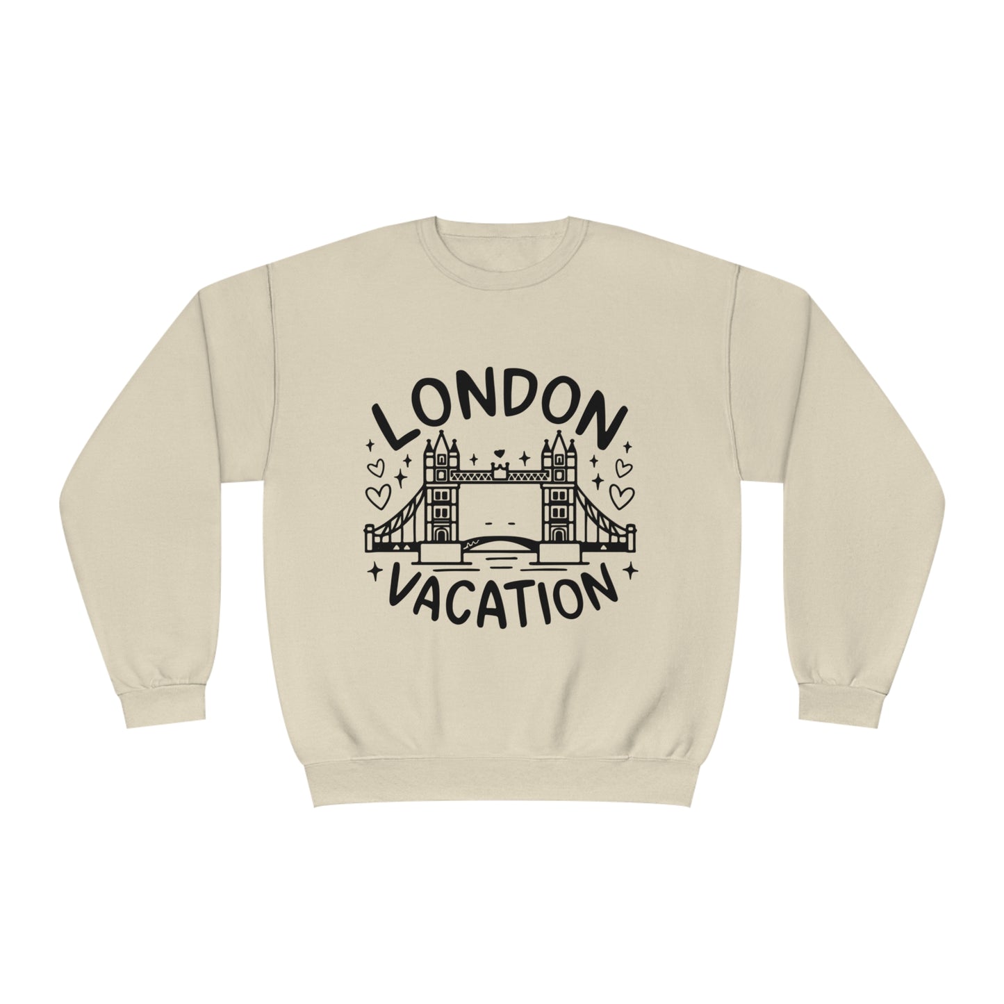 Unisex NuBlend® Crewneck Sweatshirt - London's Peaceful Vacation