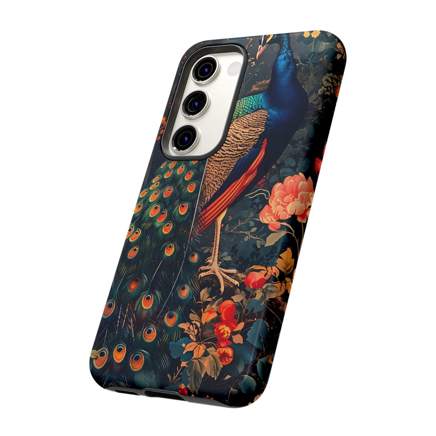 Peacock Phone Case - Artistic Floral Design, Tough Covers for iPhone, Stylish Mobile Accessories, Gift for Nature Lovers, Unique Cell [...]