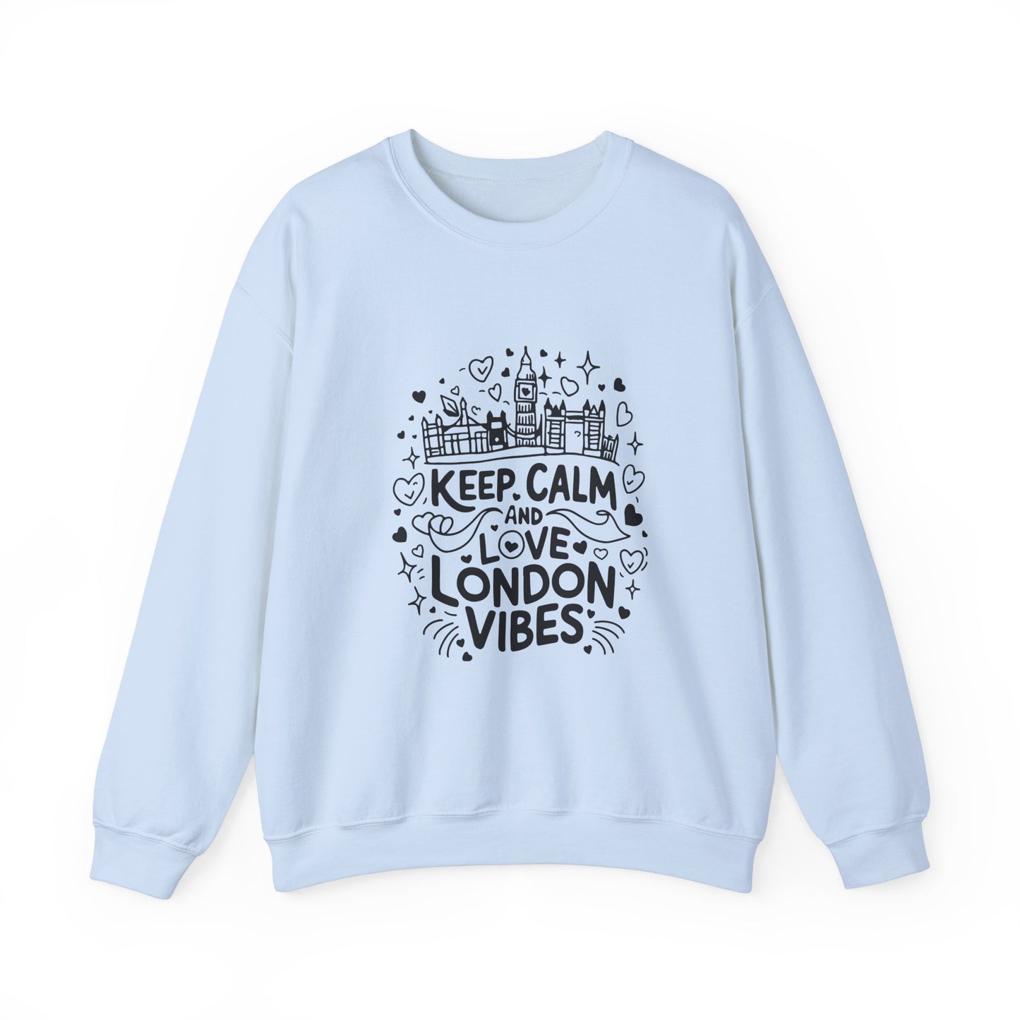 Unisex Heavy Blend™ Crewneck Sweatshirt Trendy - Love London Vibes