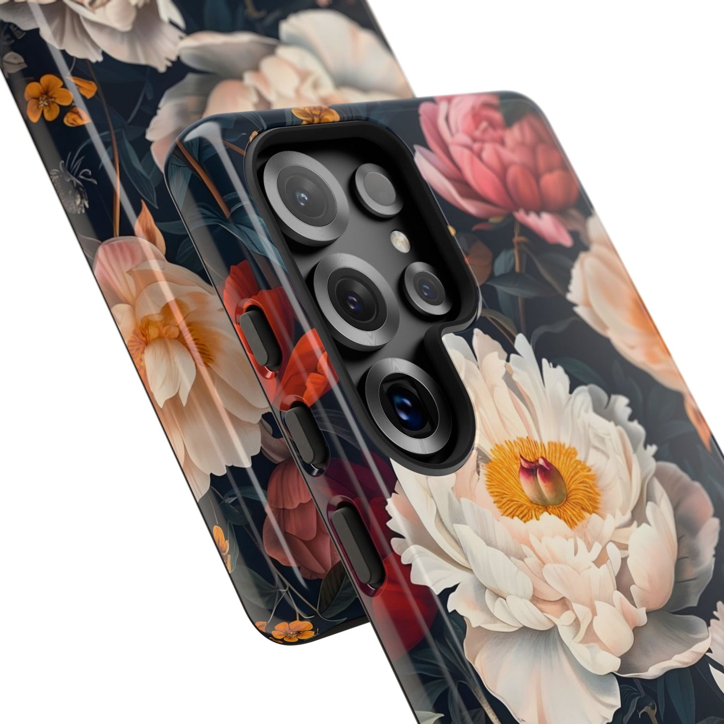 Floral Phone Case, Tough Phone Cover, Flower Design, Unique Gift for Her, Trendy Accessory, Spring Decor