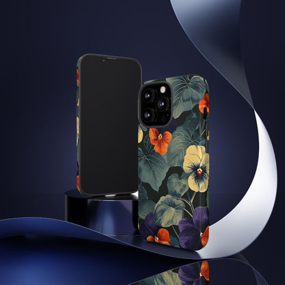 Tough Cases Floral iPhone Case, Tough Phone Cover, Stylish Floral Design, Gift for Her, Summer Vibe, Durable Protective Case