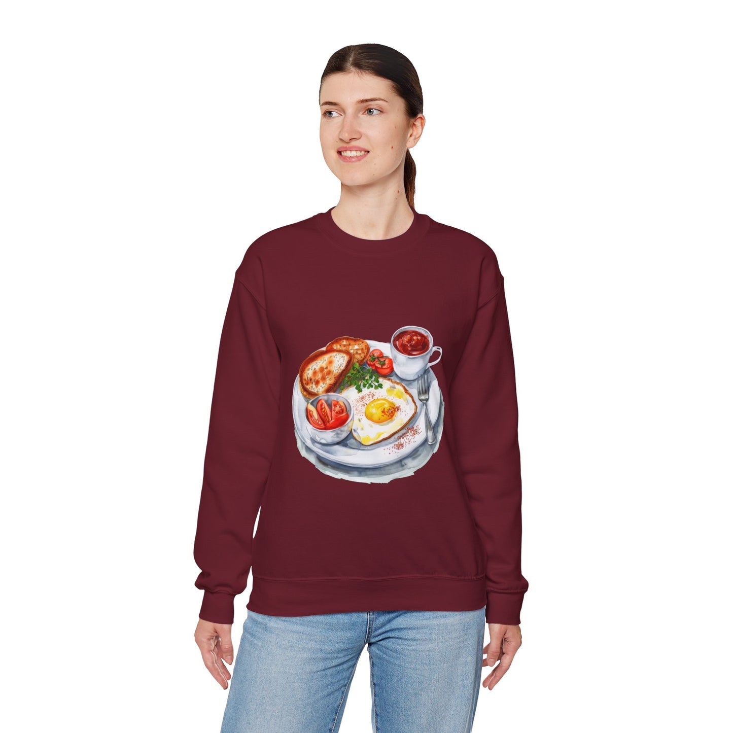 Unisex Heavy Blend™ Crewneck Sweatshirt - The British Table - A Feast of National Favorites