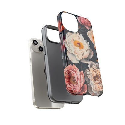 Floral Phone Case, Tough Phone Cover, Flower Design, Unique Gift for Her, Trendy Accessory, Spring Decor