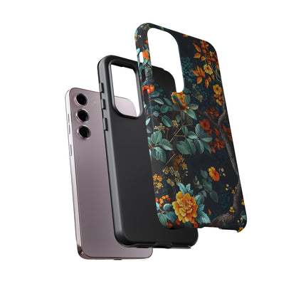 Floral Phone Case | Tough Cases, Protective Cover, Gift for Her, Autumn Vibes, Floral Phone Accessory, Unique Design