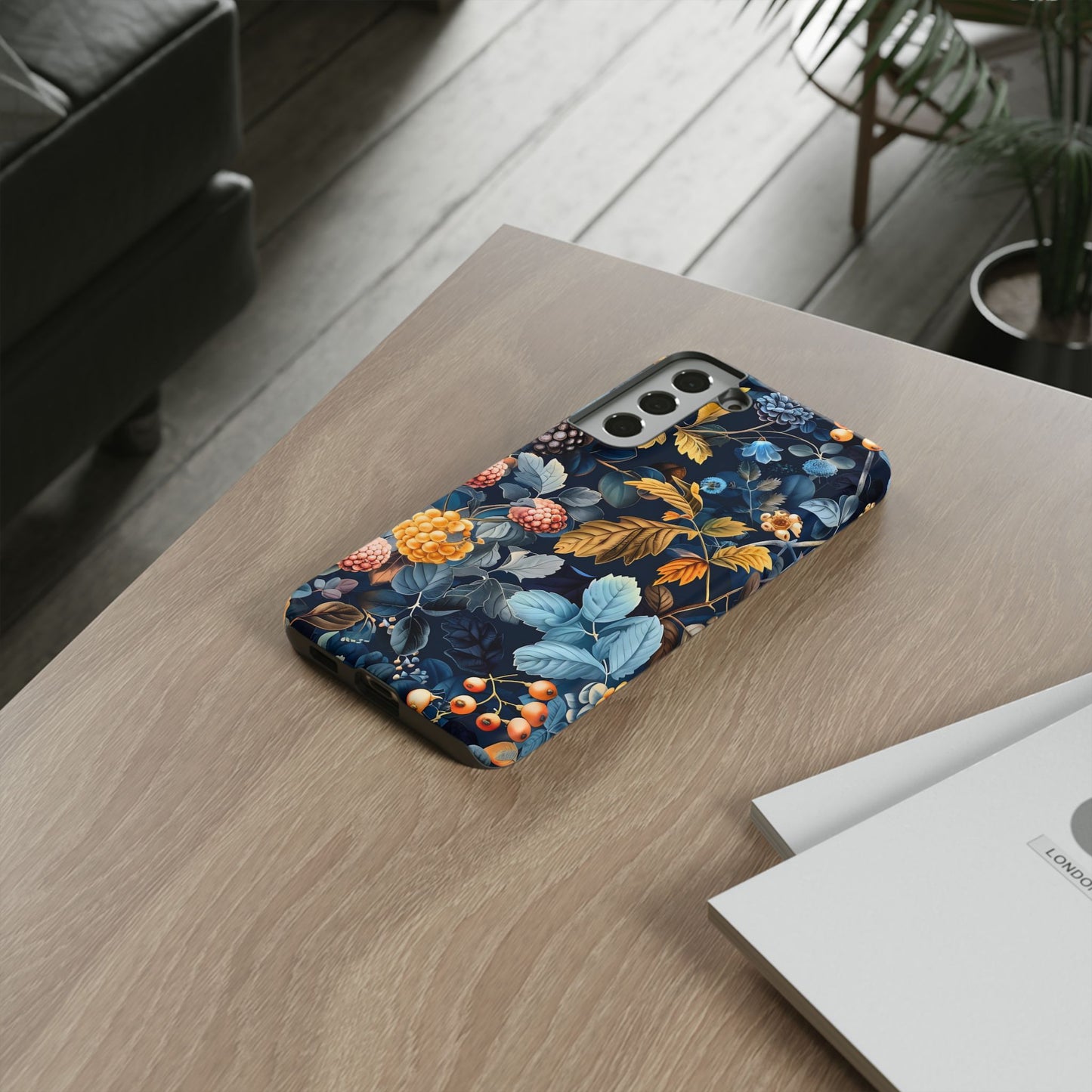 Floral iPhone Case, Tough Phone Cover, Nature-inspired Accessory, Gift for Her, Trendy Protection Case