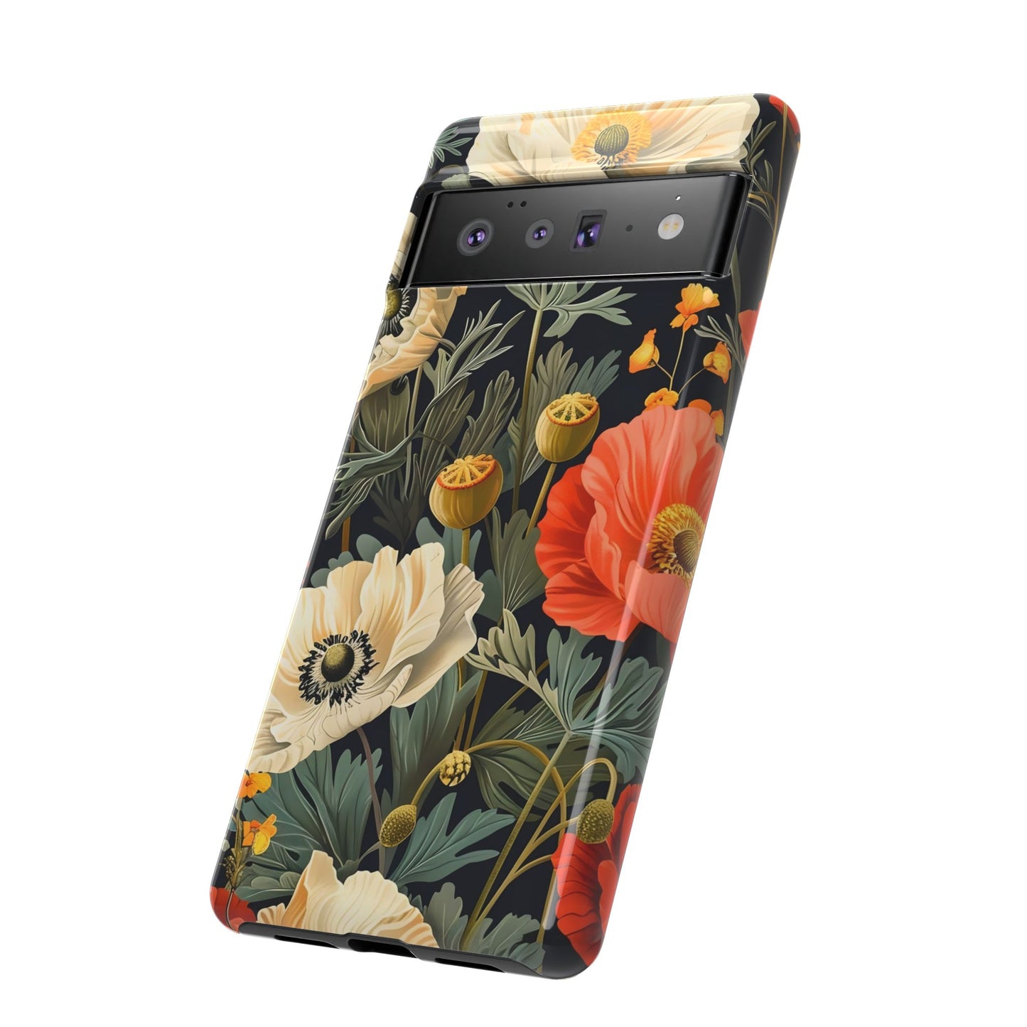 Floral Phone Case - Tough Cases with Vibrant Garden Design, Phone Accessory, Gift for Her, Spring Style, Nature Lover