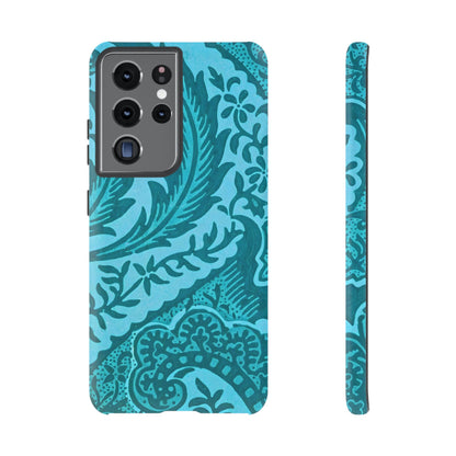 Protective Phone Case with Elegant Teal Design, Tough Cases, Floral Phone Cover, Stylish Smartphone Protection, Gifts for Her, Trendy [...]