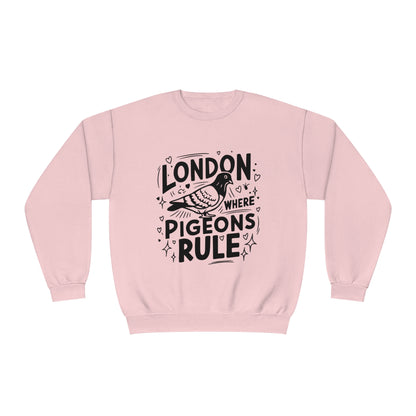 Unisex NuBlend® Crewneck Sweatshirt - Pigeons rule in London