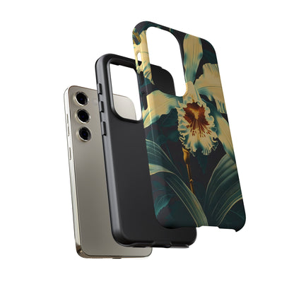 Floral Phone Case - Tough Cases with Orchid Design, Durable Smartphone Cover for Nature Lovers, Floral Gift for Her, Botanical [...]