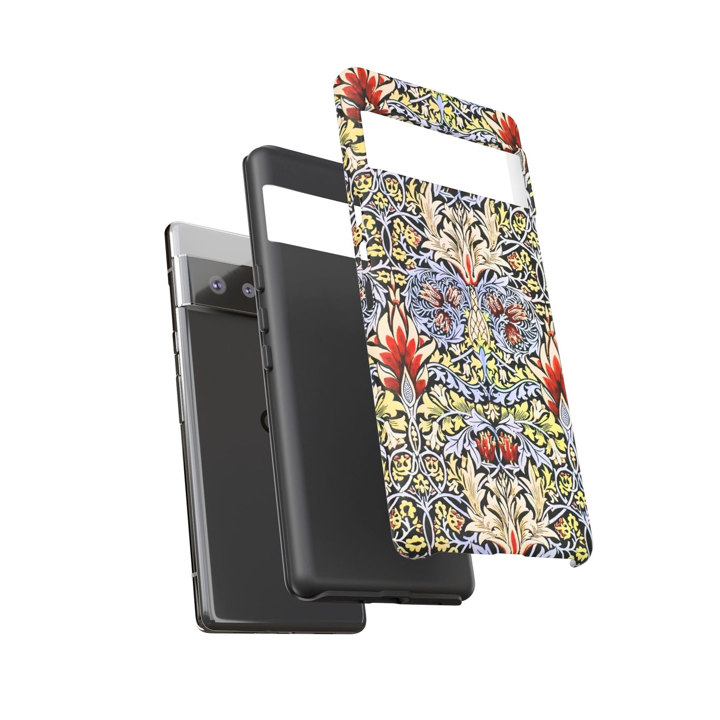 Stylish Phone Case - Floral Design, Tough Cases, Gift for Her, Phone Accessories, Trendy Tech, Unique Cell Phone Cover