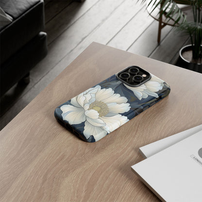 Elegant Floral Phone Case, Floral iPhone Cover, Flower Art Phone Case, Eco-Friendly Mobile Protection, Tough & Stylish Phone Case