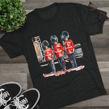 Red Jacket - Bodmin Keep: Cornwall's Army Museum Trendy Unisex Tri-Blend Crew Tee