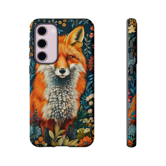 Vibrant Fox Phone Case, Tough Phone Cover, Unique Wildlife Accessory, Gift for Animal Lovers, Nature-Inspired Design