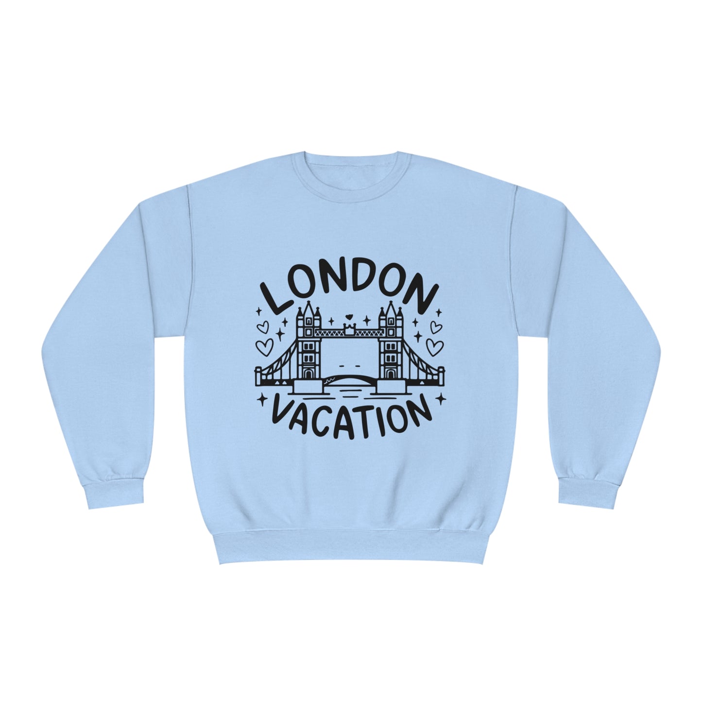 Unisex NuBlend® Crewneck Sweatshirt - London's Peaceful Vacation