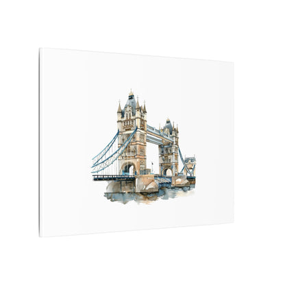 London Bridge Matte Canvas Wall Art, Elegant Home Decor, Unique Gift for Art Lovers, Travel Enthusiast Wall Decor, Modern Aesthetic