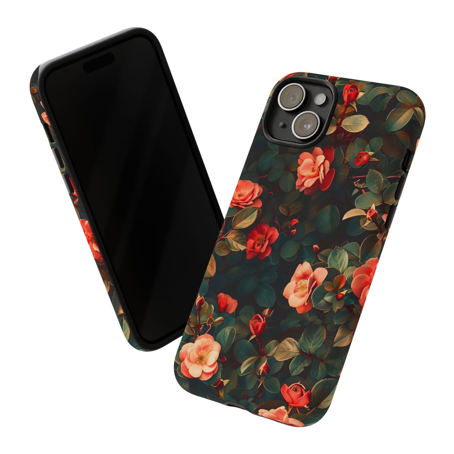 Floral Phone Case - Elegant Floral Design, Tough Protective Case, Perfect Gift for Her, Trendy Phone Accessories, Mother’s Day, Birthday