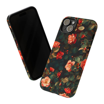 Floral Phone Case - Elegant Floral Design, Tough Protective Case, Perfect Gift for Her, Trendy Phone Accessories, Mother’s Day, Birthday