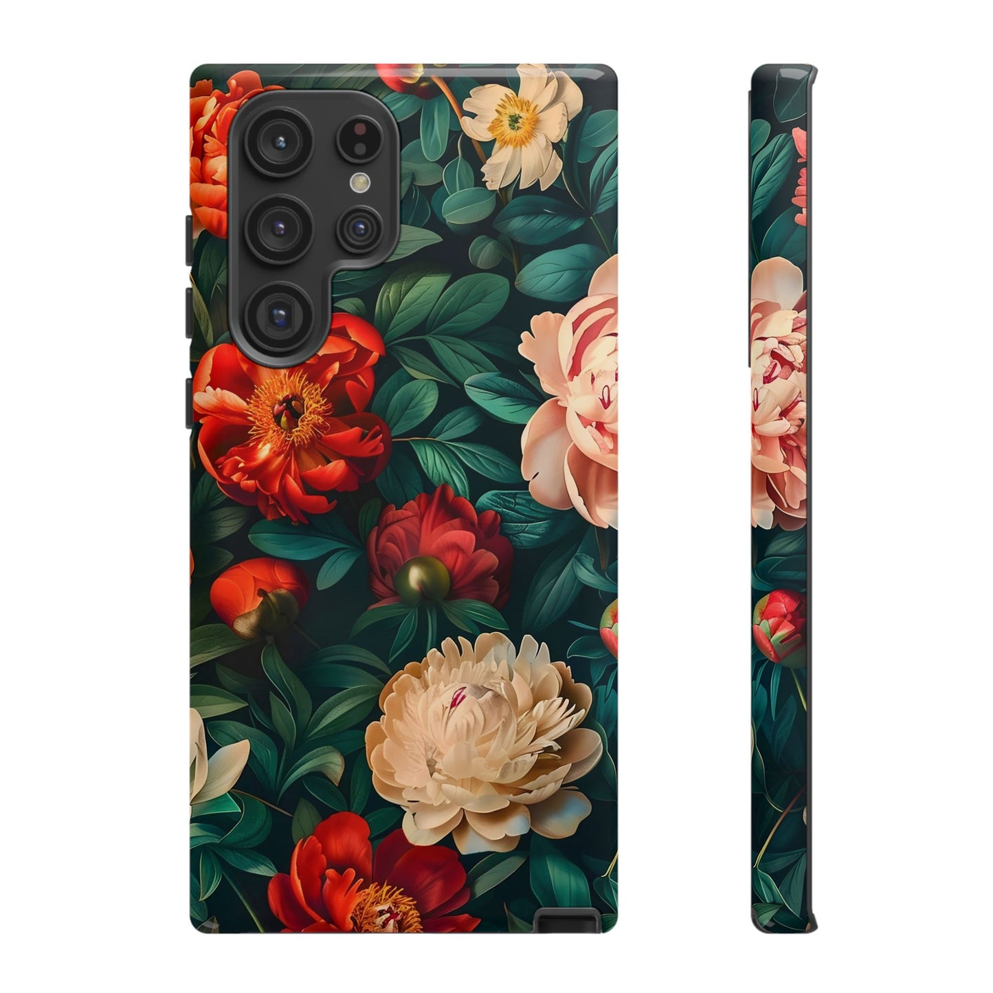 Floral Phone Case - Tough Cases, Vibrant Protection, Gift for Her, Cute Floral Design, Trendy Accessory, Perfect for Spring