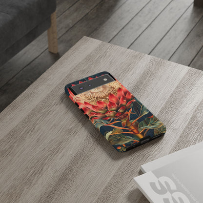 Tough Cases: Vibrant Floral Phone Case, Tough Phone Covers, Floral Art Cases, Nature Design Accessories, Gift for Nature Lovers