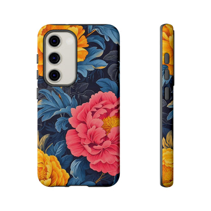 Floral Phone Case, Tough Cases, Stylish Mobile Cover, Gifts for Her, Phone Accessories, Unique Flower Design