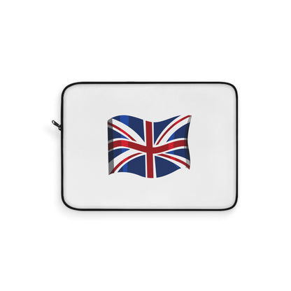 Laptop Sleeve with British Flag Design | Stylish Computer Case for Travelers, Gift for UK Lovers, Office Accessory, Unique Tech Case