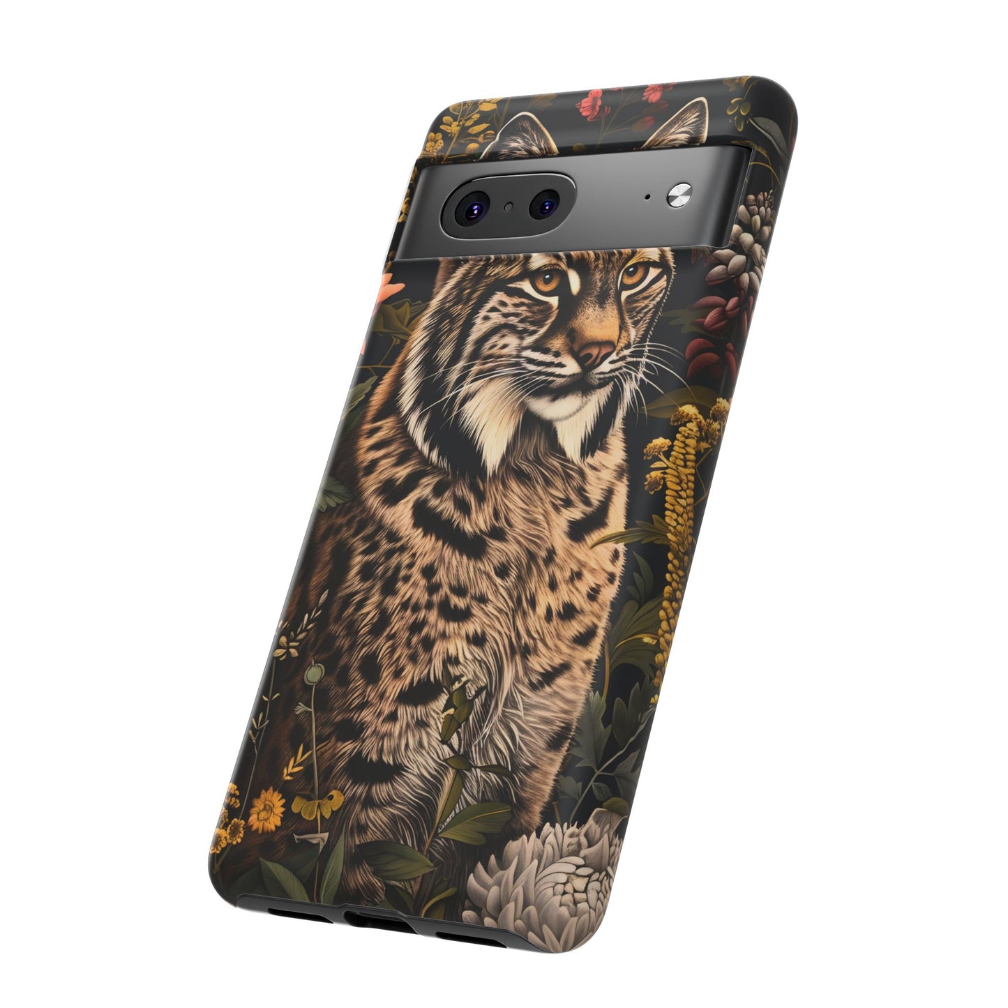 Wildlife Phone Case with Lynx Design, Tough Cases, Animal Lovers Gift, Nature Inspired Accessories, Unique Tech Protection