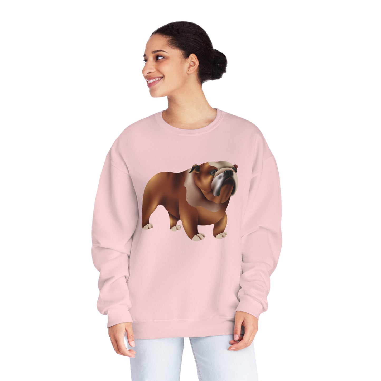 Unisex NuBlend® Crewneck Sweatshirt - Adorable British Dog