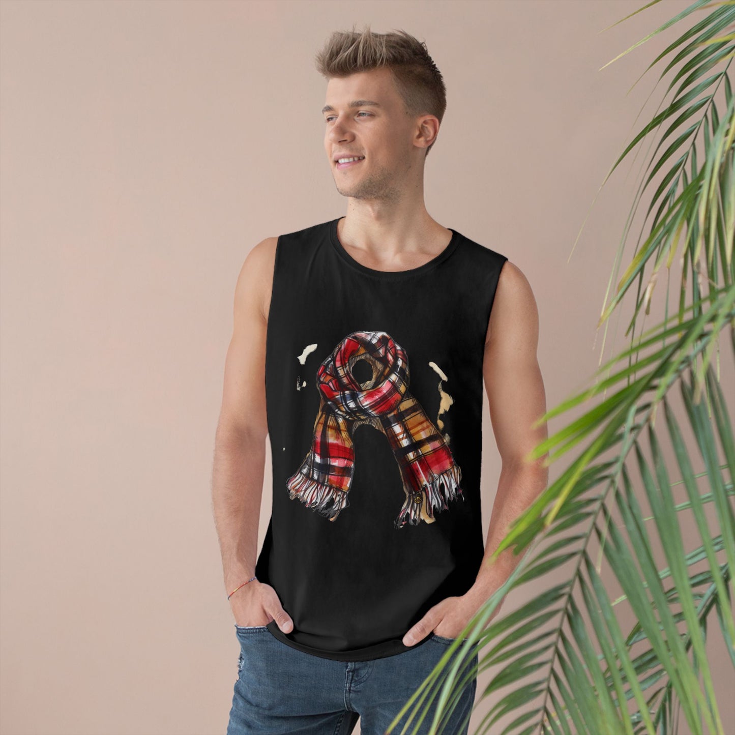 Unisex Barnard Tank - Classic British Plaid Scarf