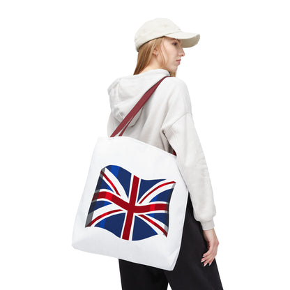 Union Jack Tote Bag, Stylish Reusable Shopping Bag, British Flag Carryall, Eco-Friendly Beach Tote, Gift for Travelers