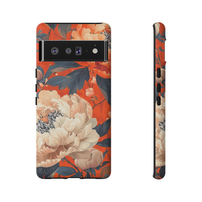 Floral Tough Case, Durable Floral Phone Case, Stylish Protection Case, Gift for Her, Spring Accessories, Mother’s Day Gift