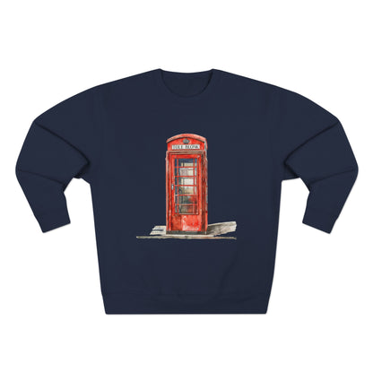 Unisex Crewneck Sweatshirt - Iconic British Public Telephone