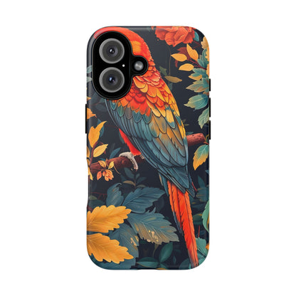 Vibrant Parrot Phone Case - Tough, Stylish, Nature-Inspired, Tropical, Wildlife, Perfect Gift, Summer Vibes