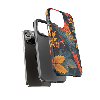 Vibrant Parrot Phone Case - Tough, Stylish, Nature-Inspired, Tropical, Wildlife, Perfect Gift, Summer Vibes