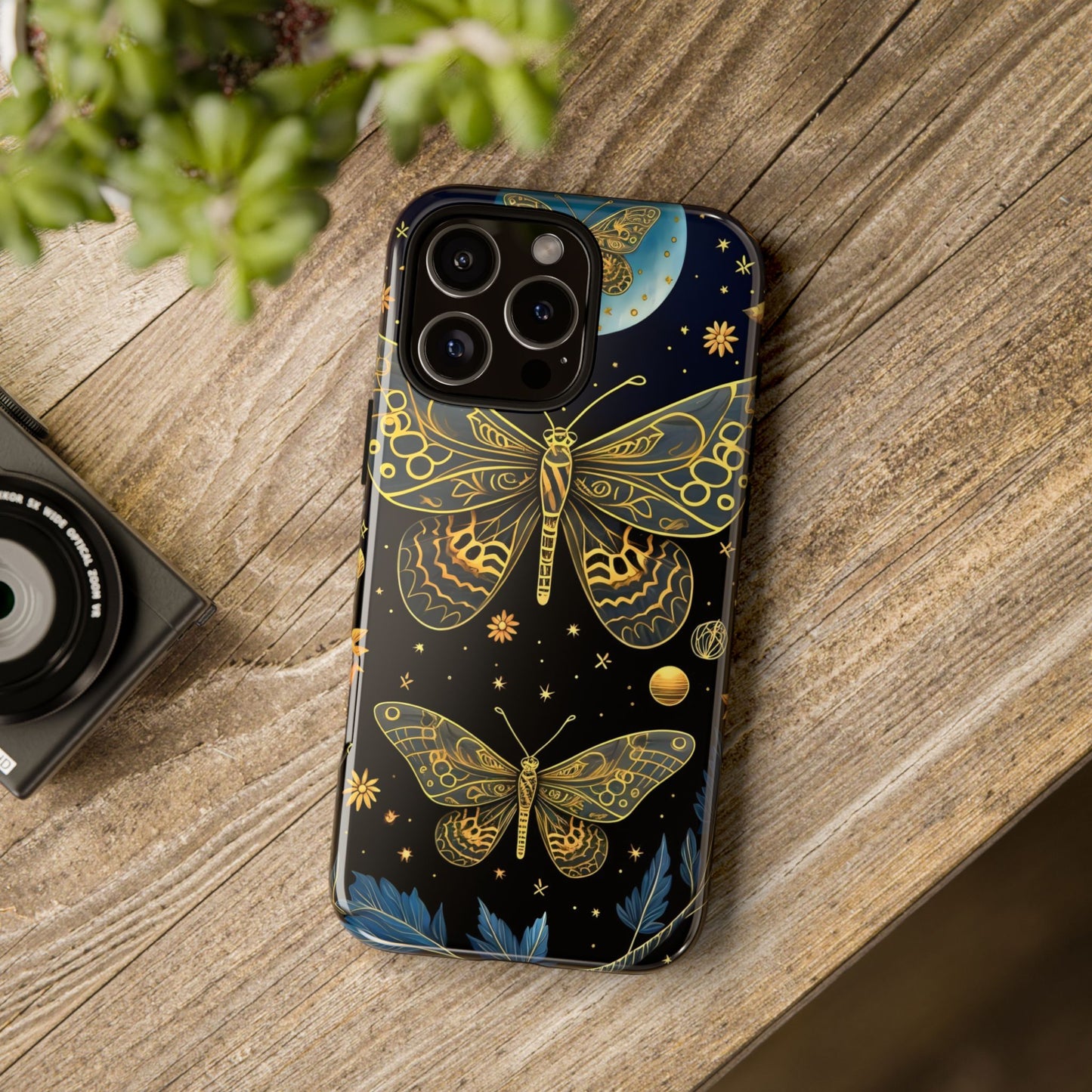 Butterfly Galaxy Phone Case | Tough Cases for Nature Lovers, Unique Phone Covers, Gift for Her, Boho Style, Floral Design