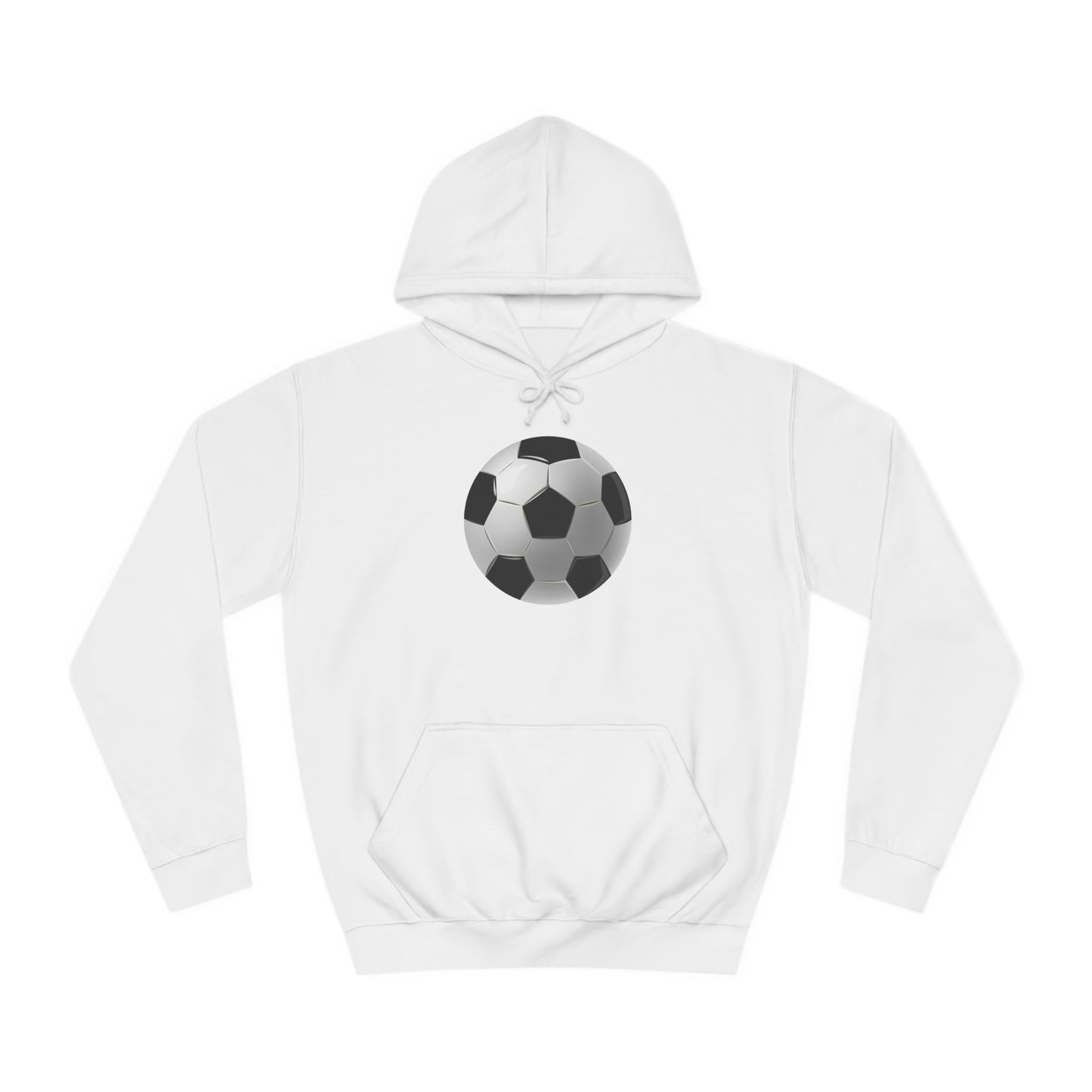 Dynamic Football Design - Sports Passion and Energetic Unisex College Hoodie