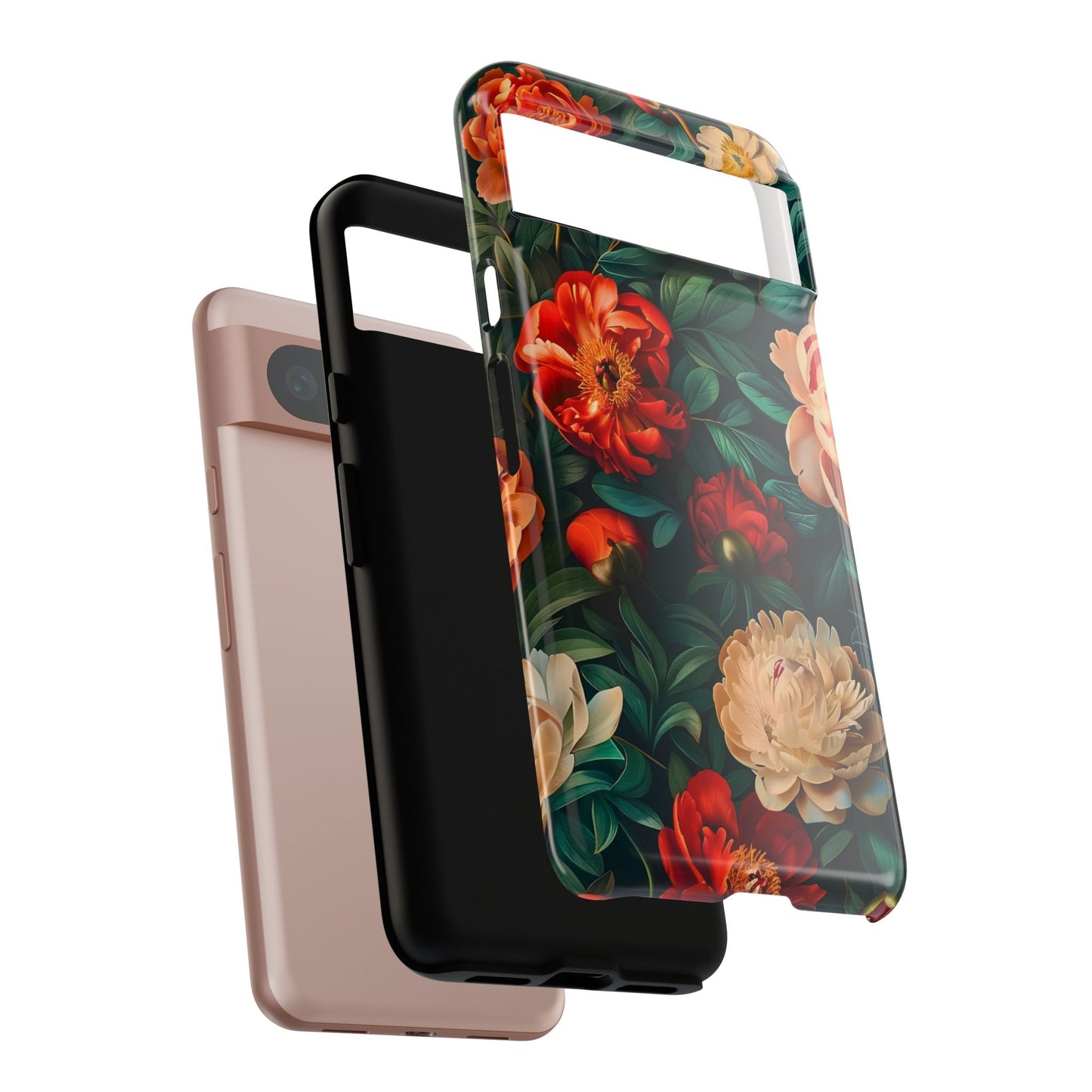 Floral Phone Case - Tough Cases, Vibrant Protection, Gift for Her, Cute Floral Design, Trendy Accessory, Perfect for Spring