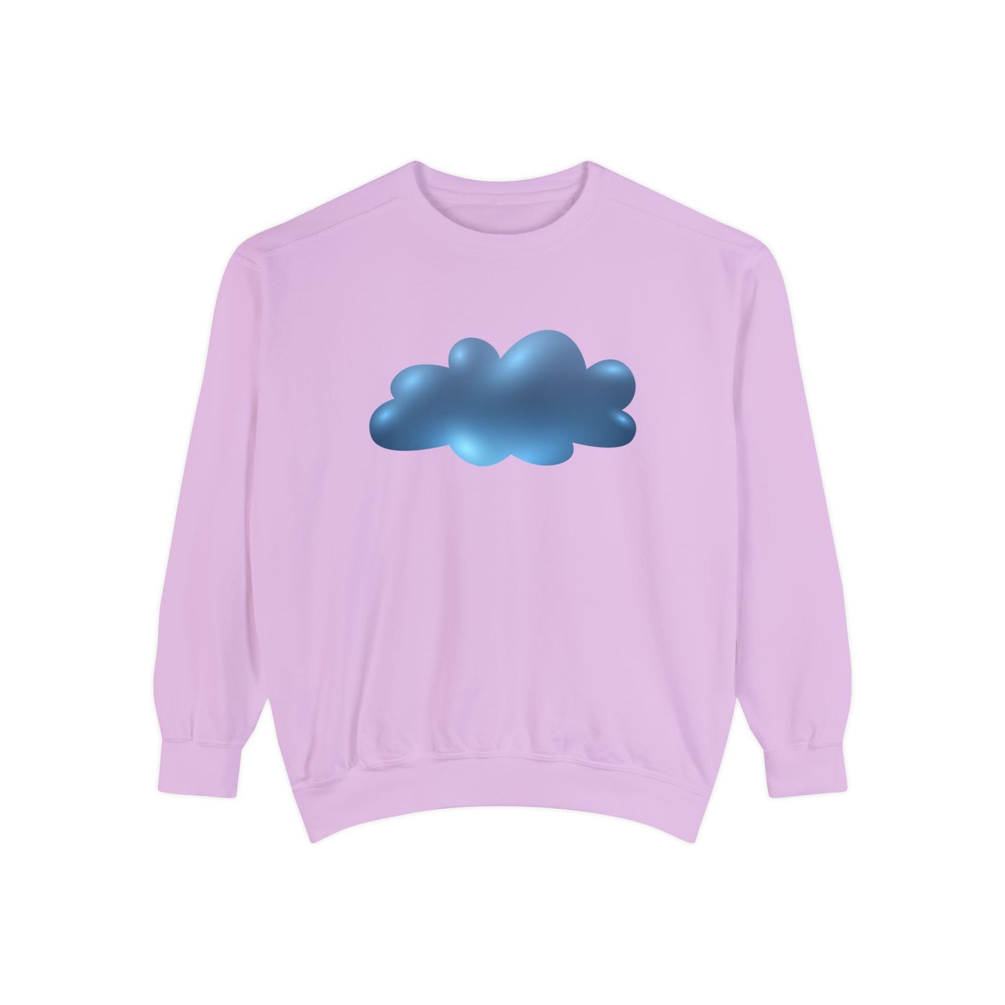 Unisex Garment-Dyed Sweatshirt - Serene Cloudscape Dreamy Cloud