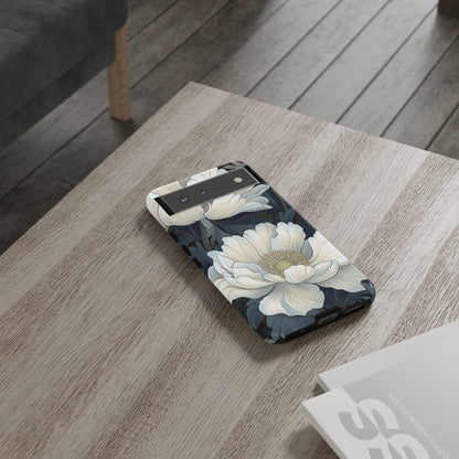 Elegant Floral Phone Case, Floral iPhone Cover, Flower Art Phone Case, Eco-Friendly Mobile Protection, Tough & Stylish Phone Case