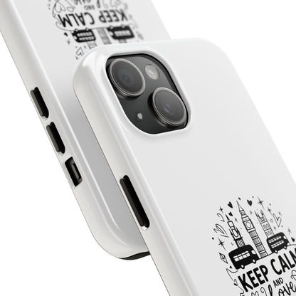 Keep Calm and Love London Tough Phone Case - Stylish Protection for London Lovers