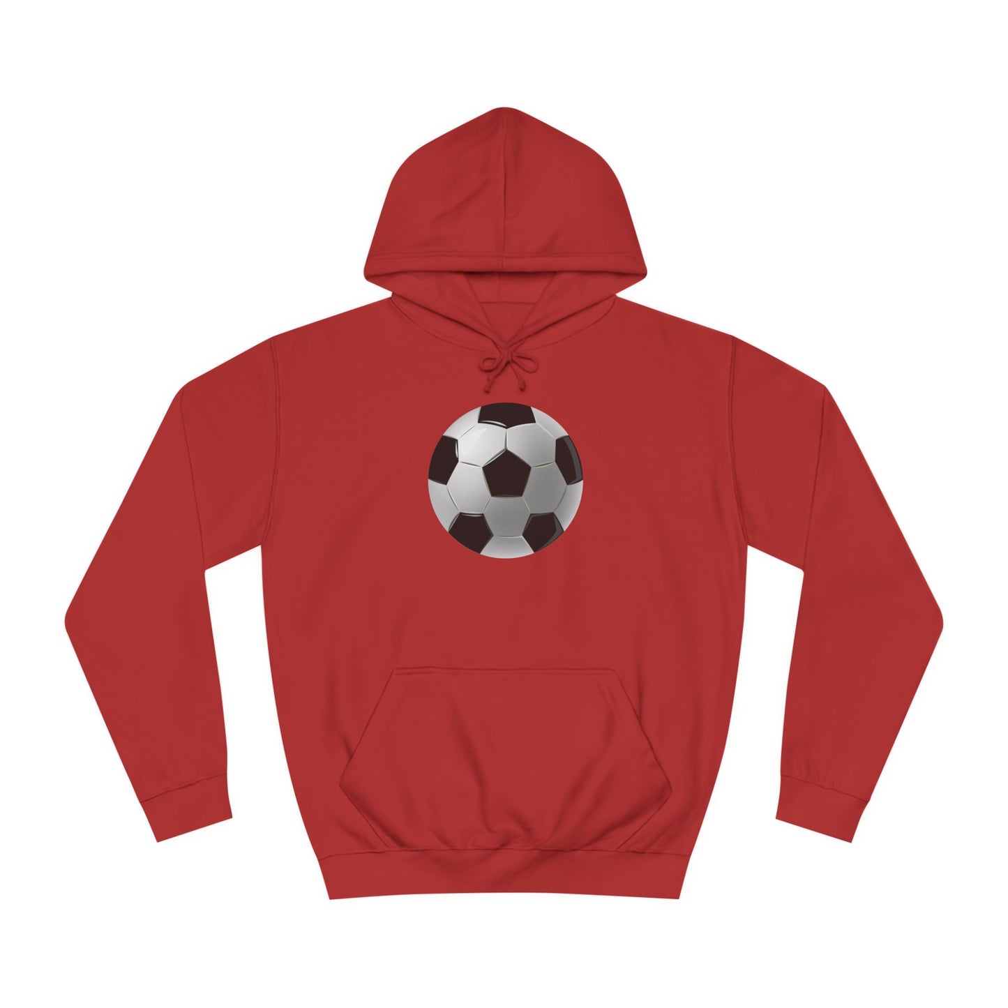 Dynamic Football Design - Sports Passion and Energetic Unisex College Hoodie